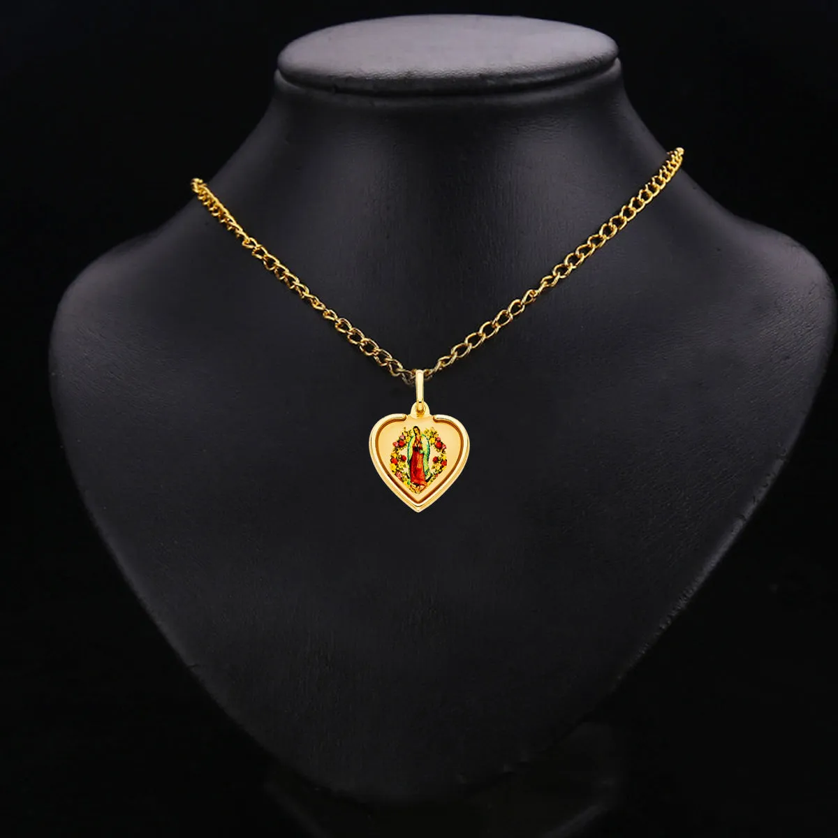 14K Yellow Gold Religious Devine Infant Religious Jesus Pendant