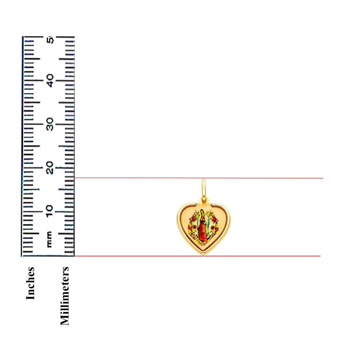 14K Yellow Gold Religious Devine Infant Religious Jesus Pendant