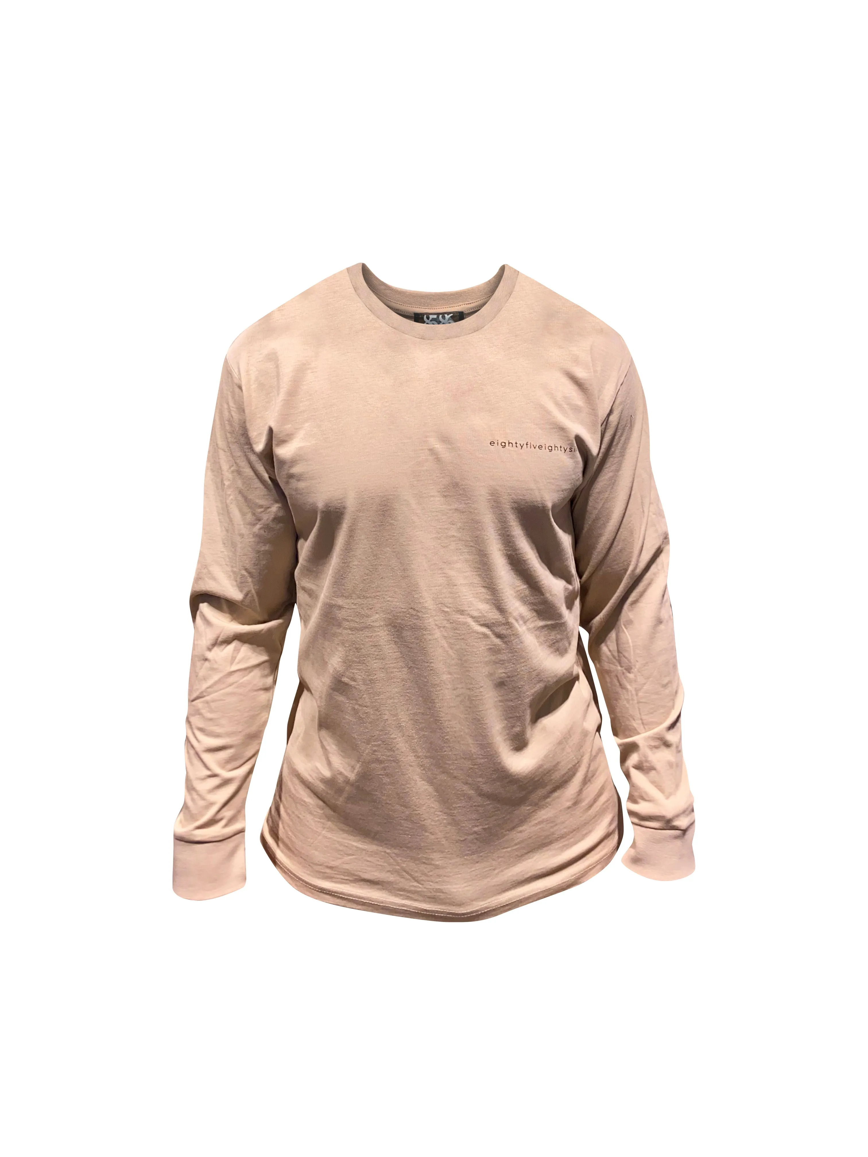 8586: CREWNECK LOGO LONG SLEEVE T-SHIRT