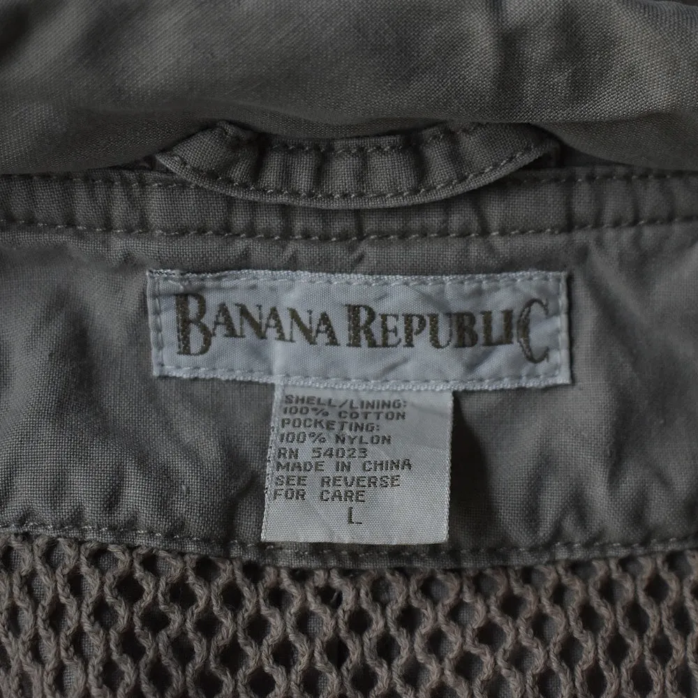 90's　Banana Republic/バナナ・リパブリック　フィッシングベスト　230617