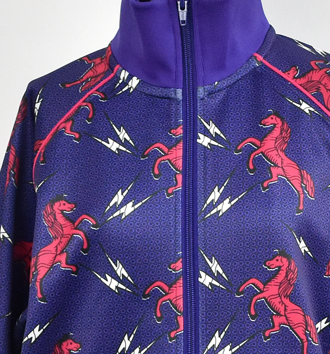 African Print Track Jacket-Crazy Horse/PPL / BTJ1