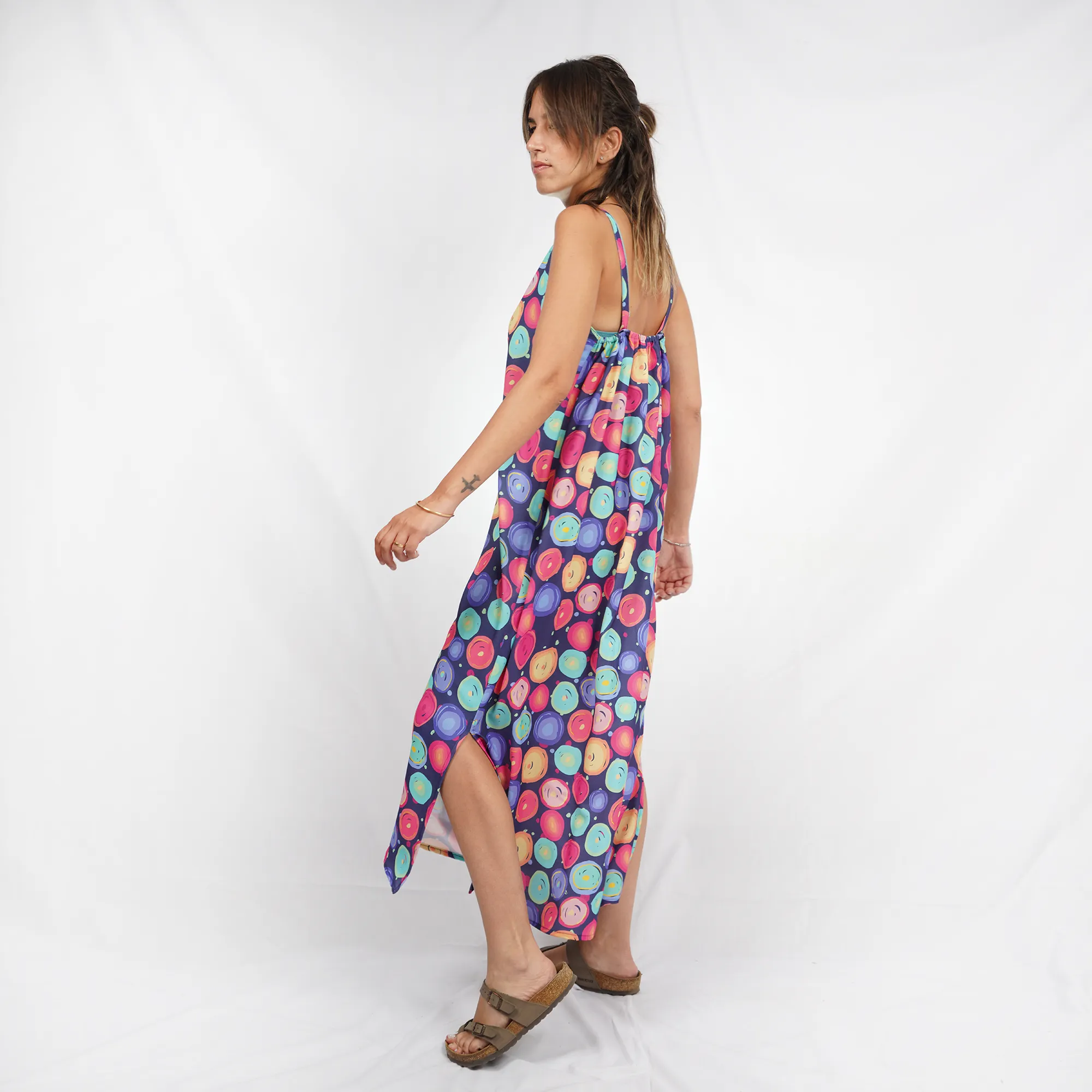 Afternoon Macaroon Midi Summer Dress