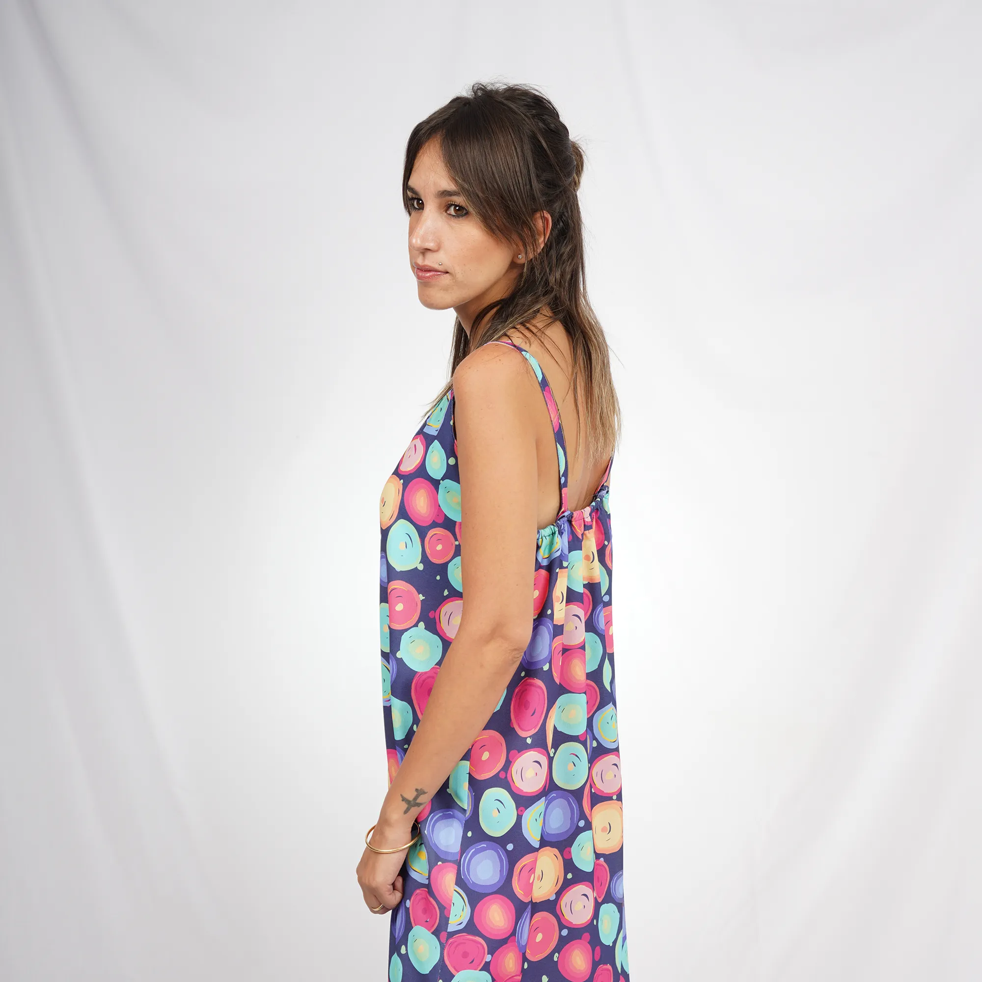 Afternoon Macaroon Midi Summer Dress