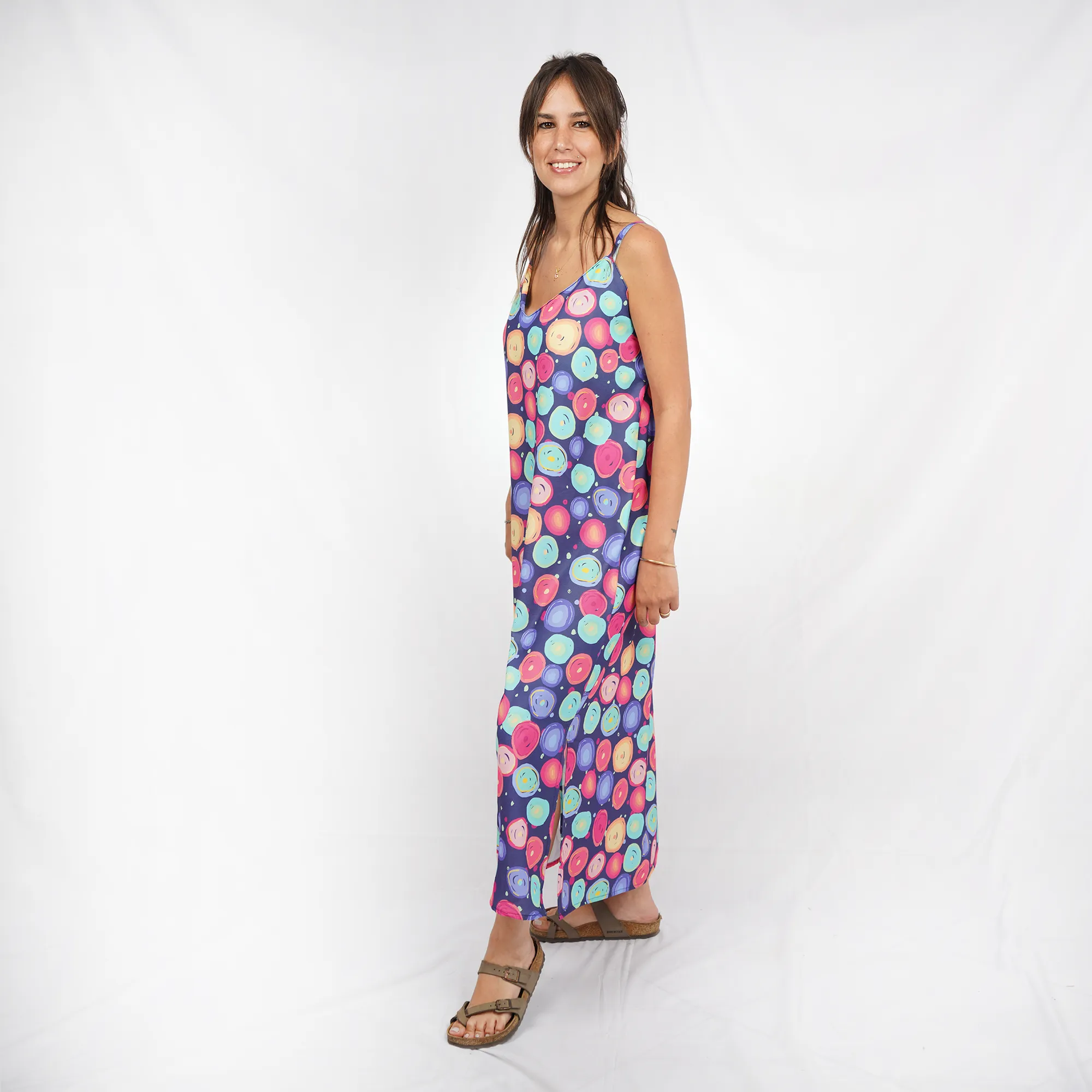 Afternoon Macaroon Midi Summer Dress