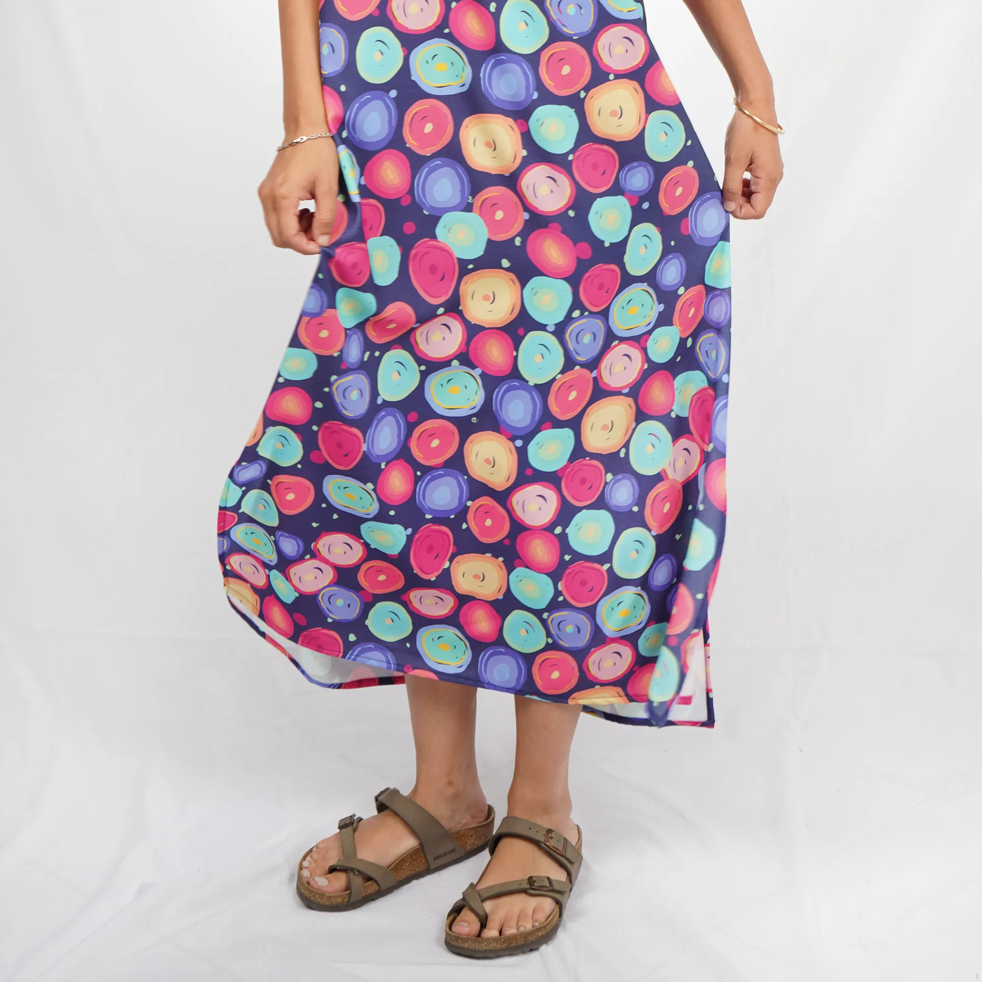 Afternoon Macaroon Midi Summer Dress