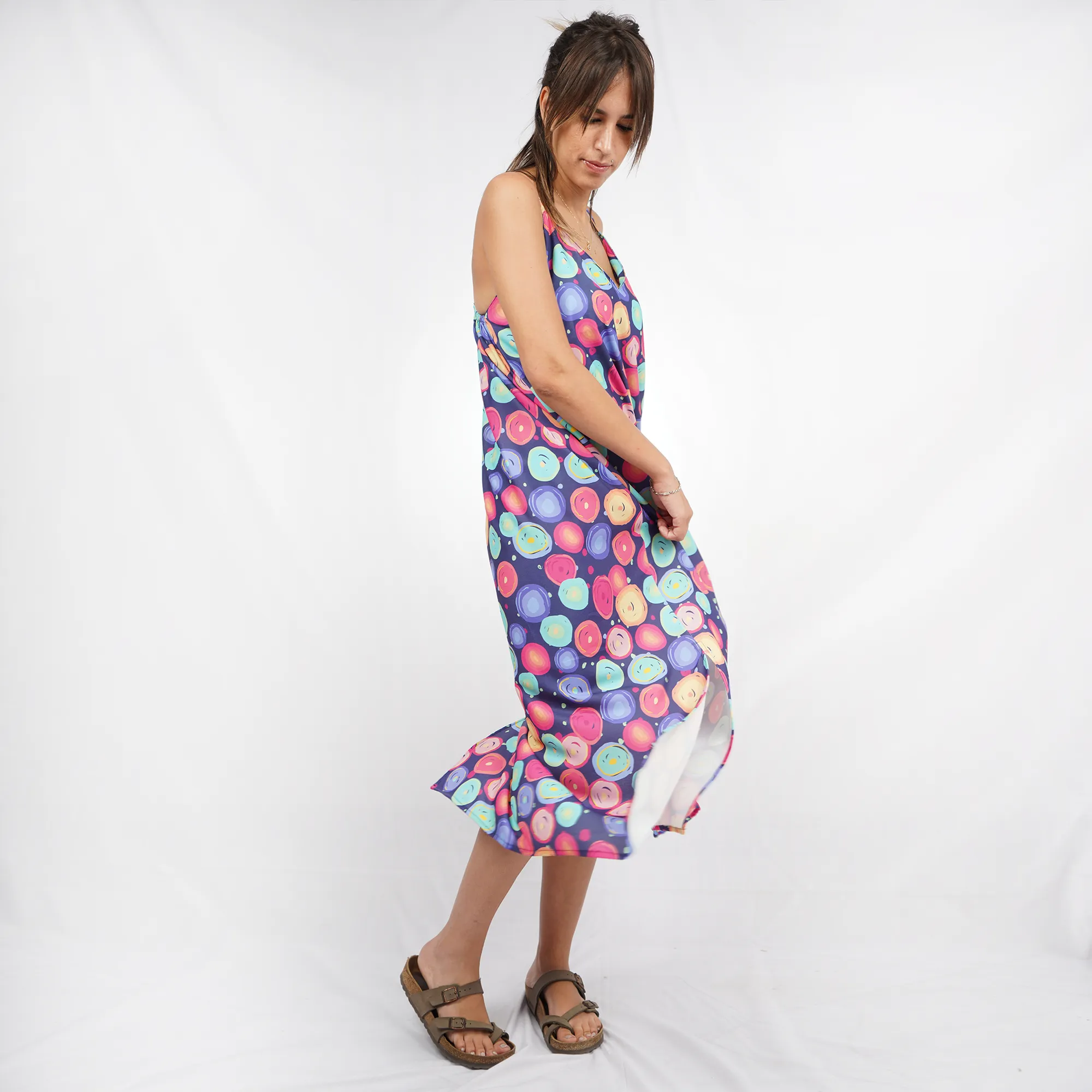 Afternoon Macaroon Midi Summer Dress