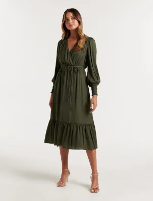 Alison Petite Tiered Midi Dress