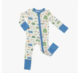 Angel Dear Fishing Tools Zipper Romper