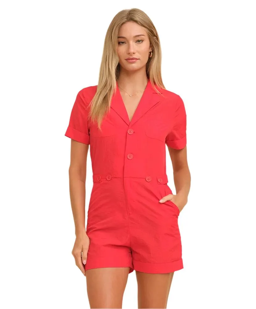 Bentley Button Up Romper