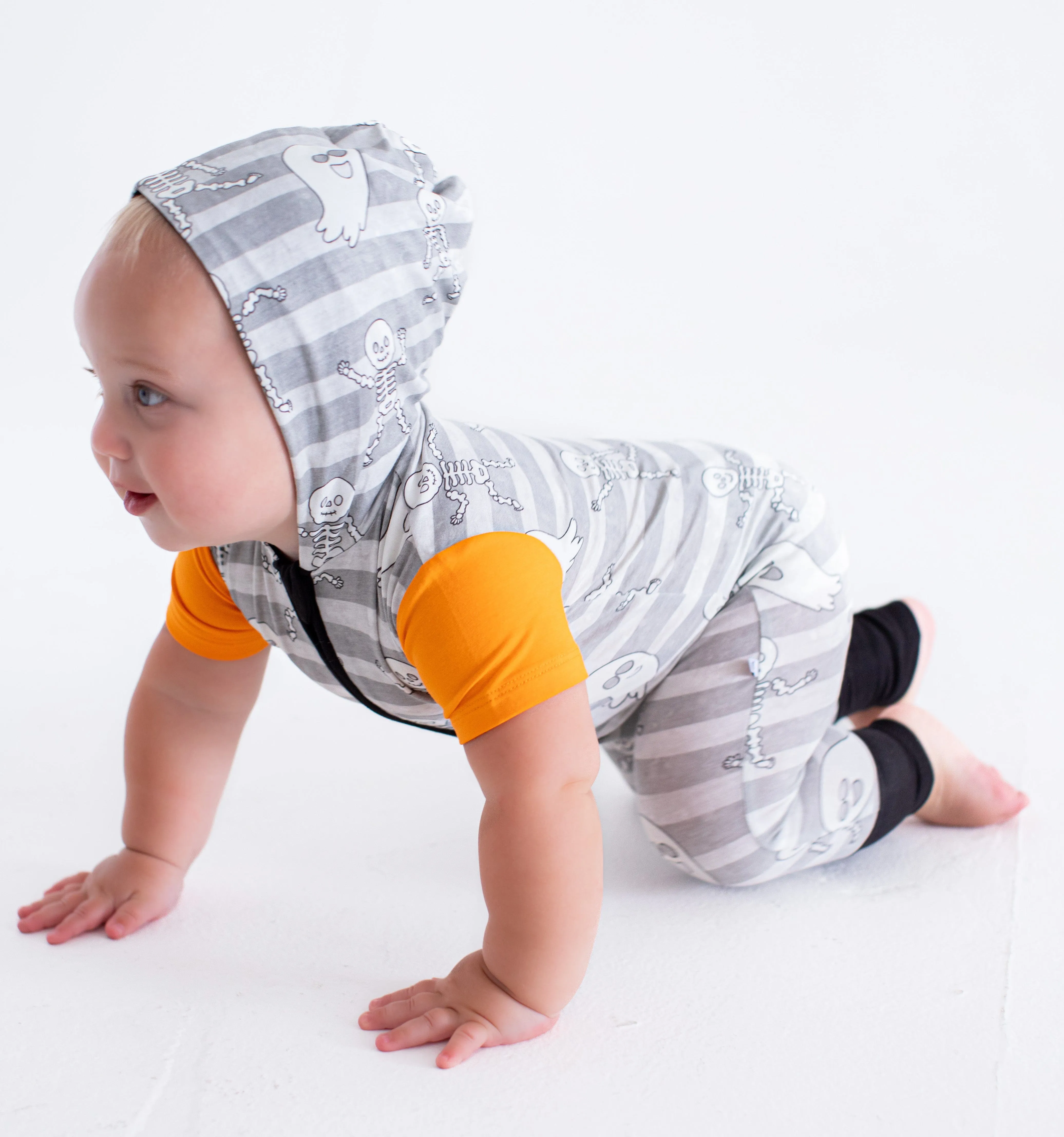Birdie Bean | Georgie Glow-In-The-Dark Hooded Romper