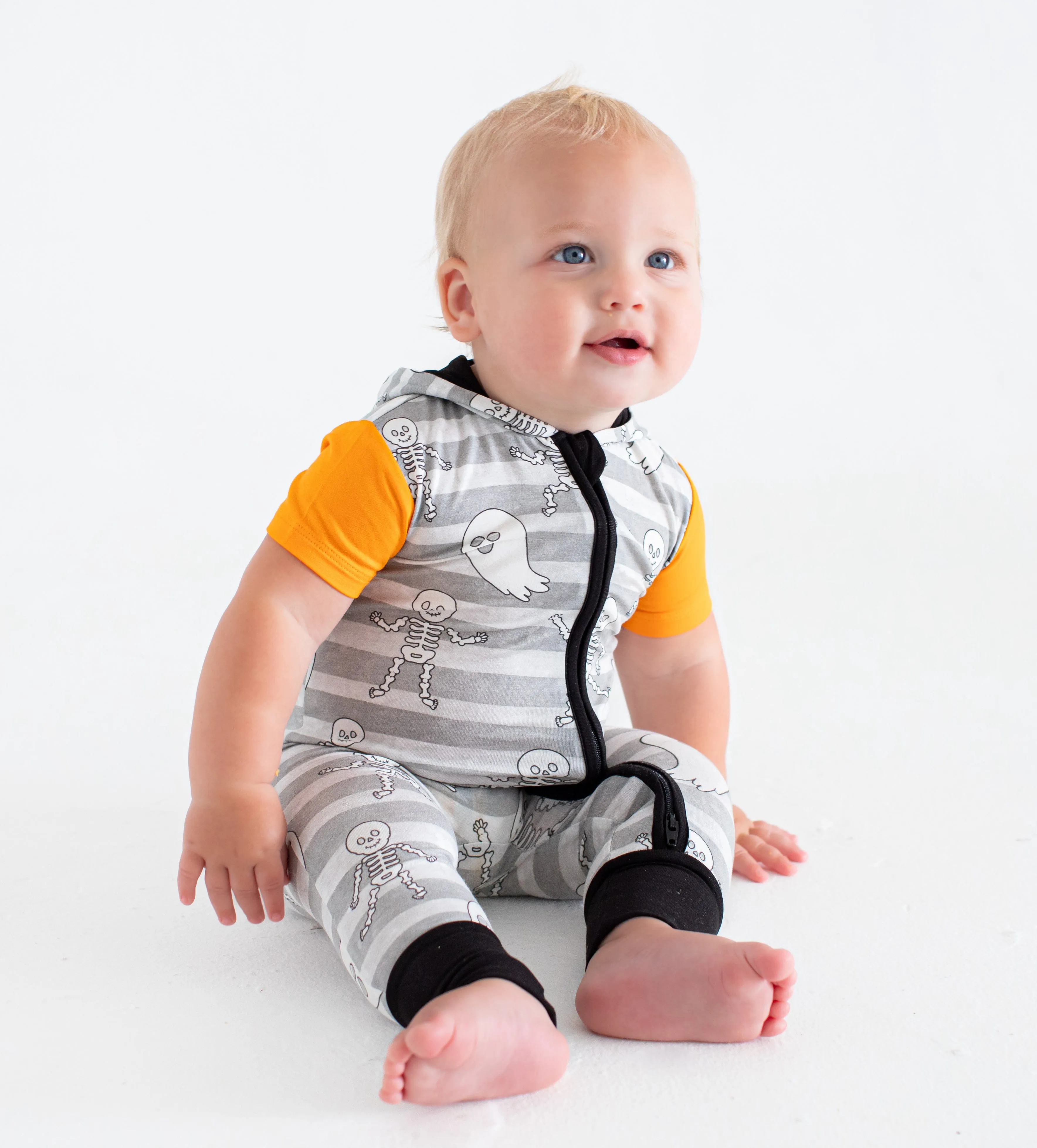 Birdie Bean | Georgie Glow-In-The-Dark Hooded Romper