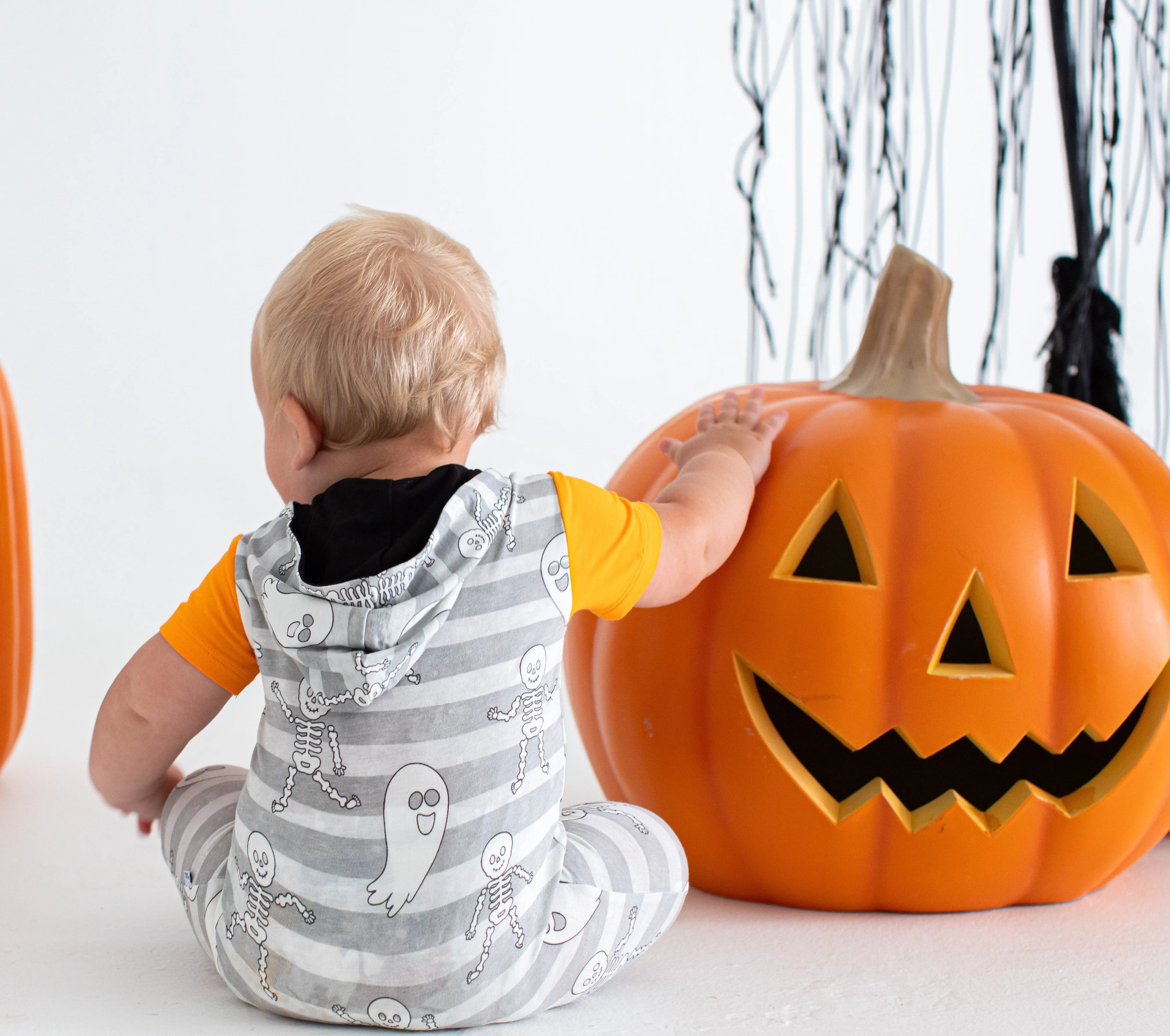 Birdie Bean | Georgie Glow-In-The-Dark Hooded Romper