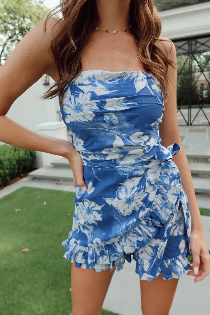 Blue Hawaii Romper