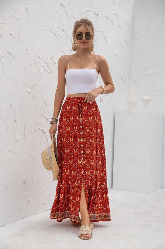 Boho Maxi Skirt