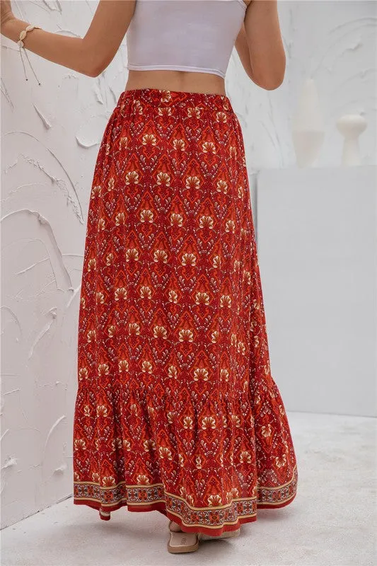 Boho Maxi Skirt