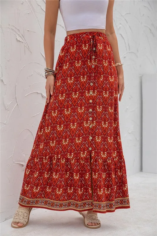 Boho Maxi Skirt