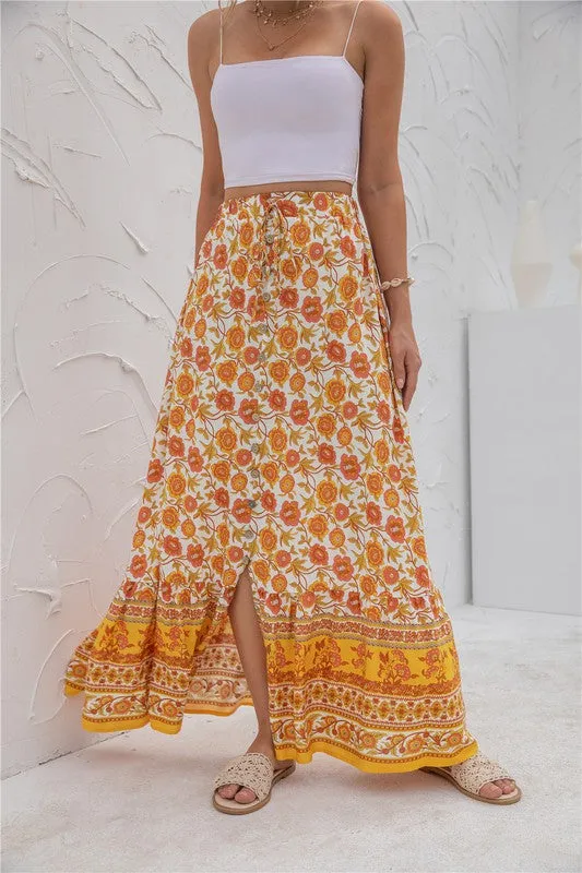 Boho Maxi Skirt
