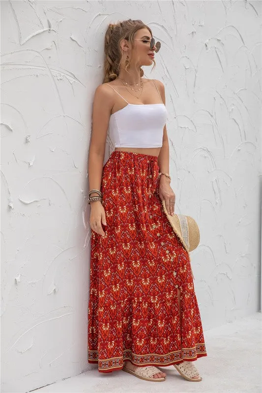 Boho Maxi Skirt