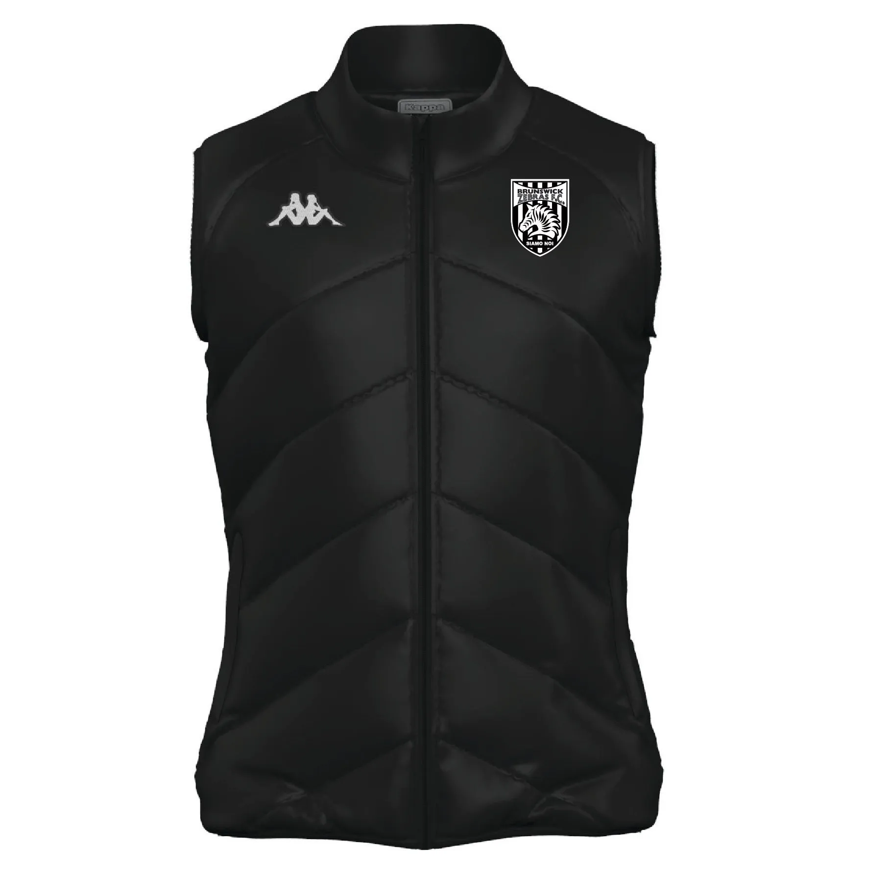 Brunswick Zebras - Puffer Vest- Black