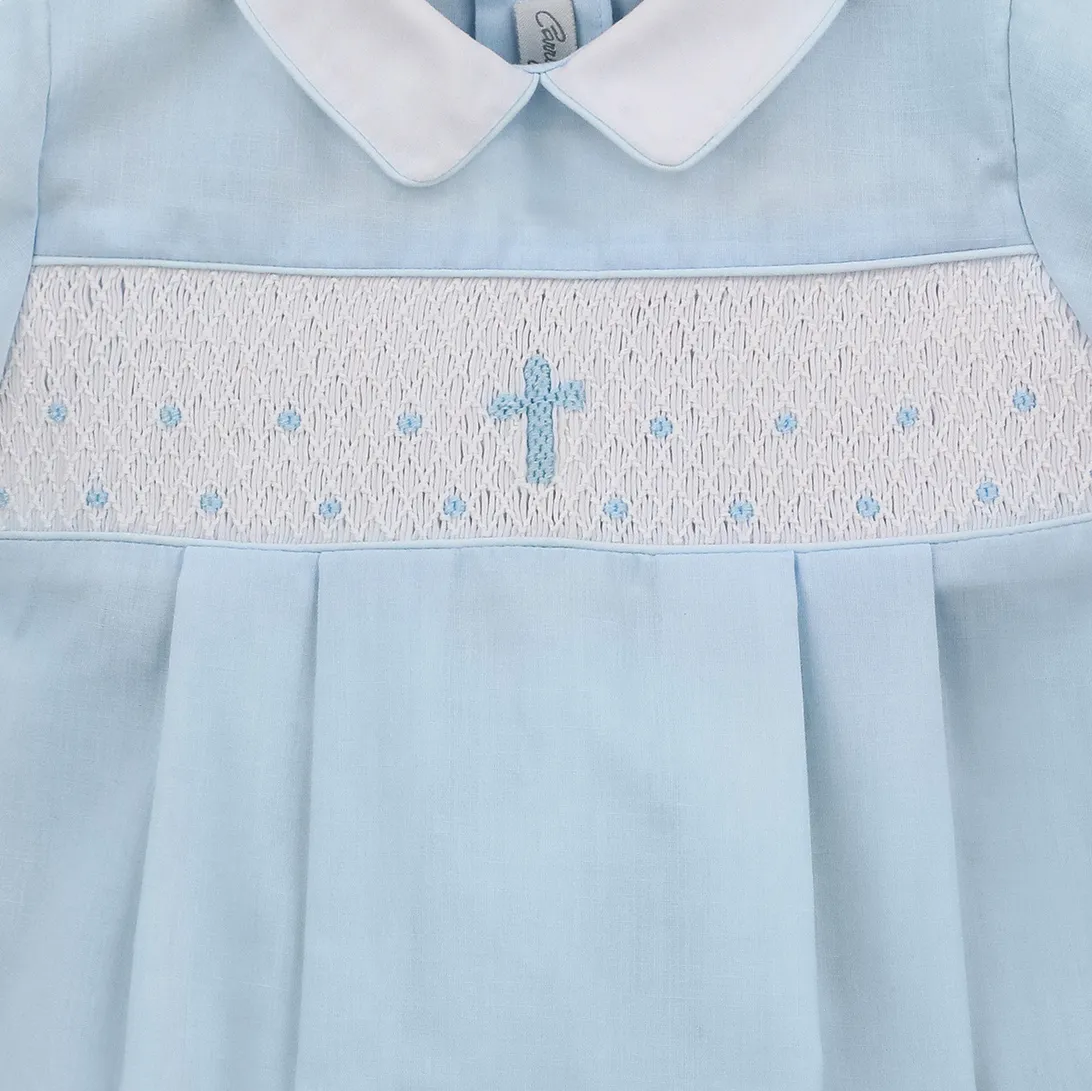 Christening Baptism Cross Romper