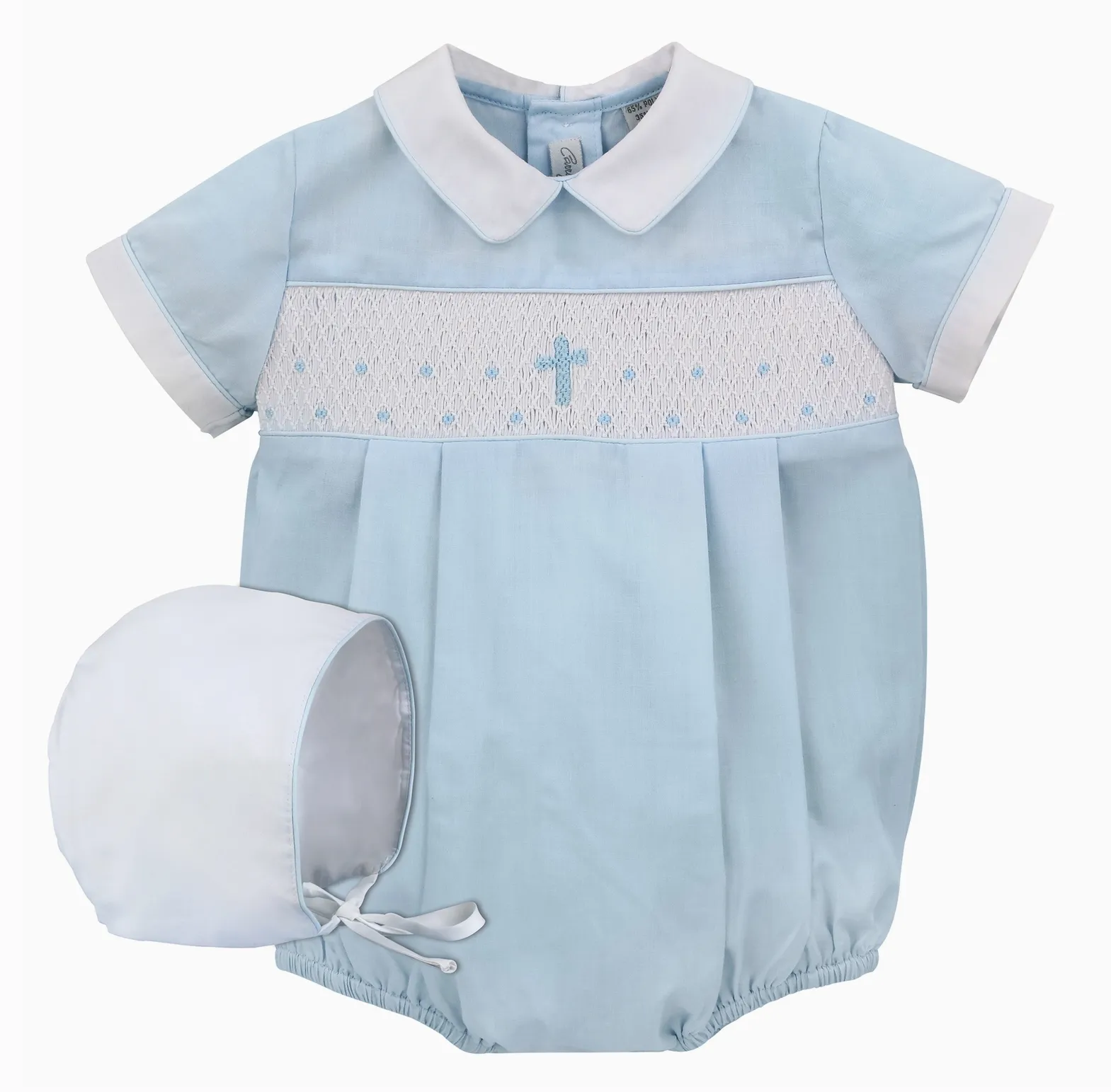 Christening Baptism Cross Romper