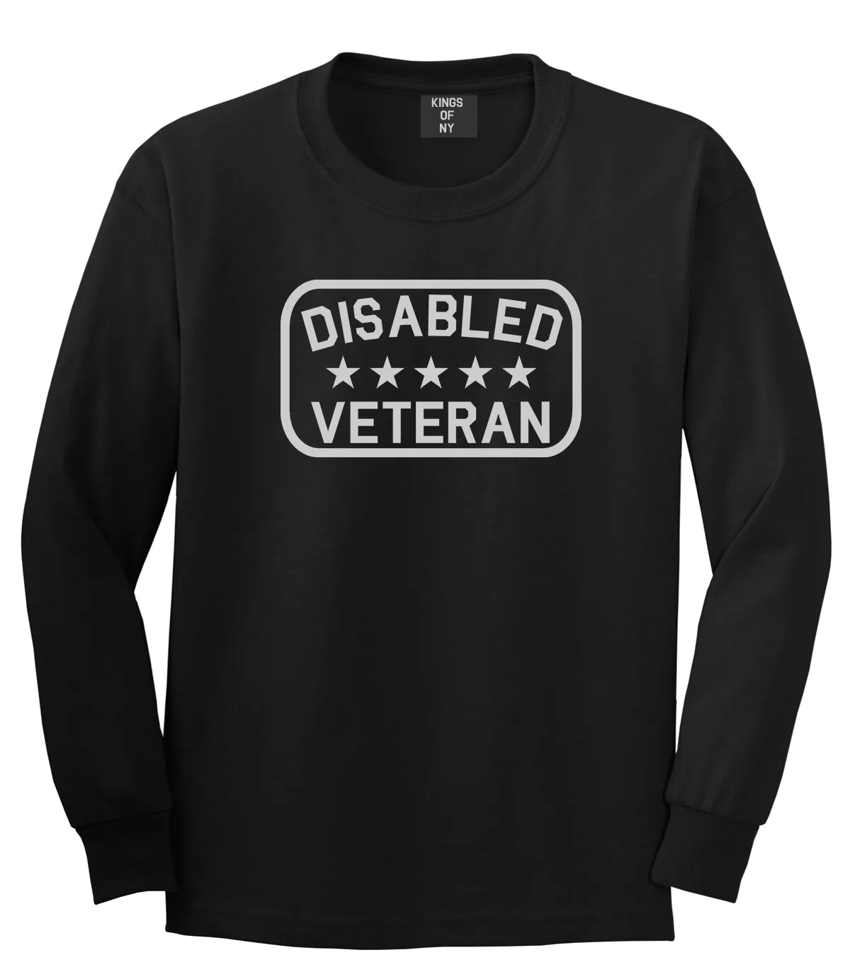 Disabled Veteran Army Mens Long Sleeve T-Shirt
