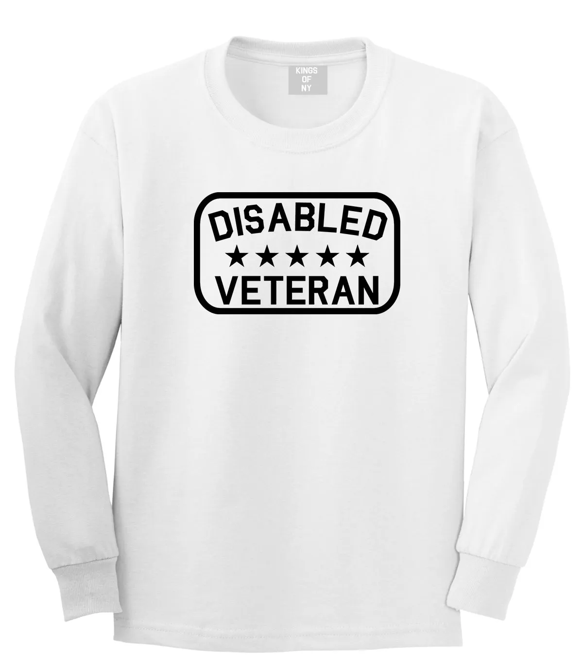 Disabled Veteran Army Mens Long Sleeve T-Shirt