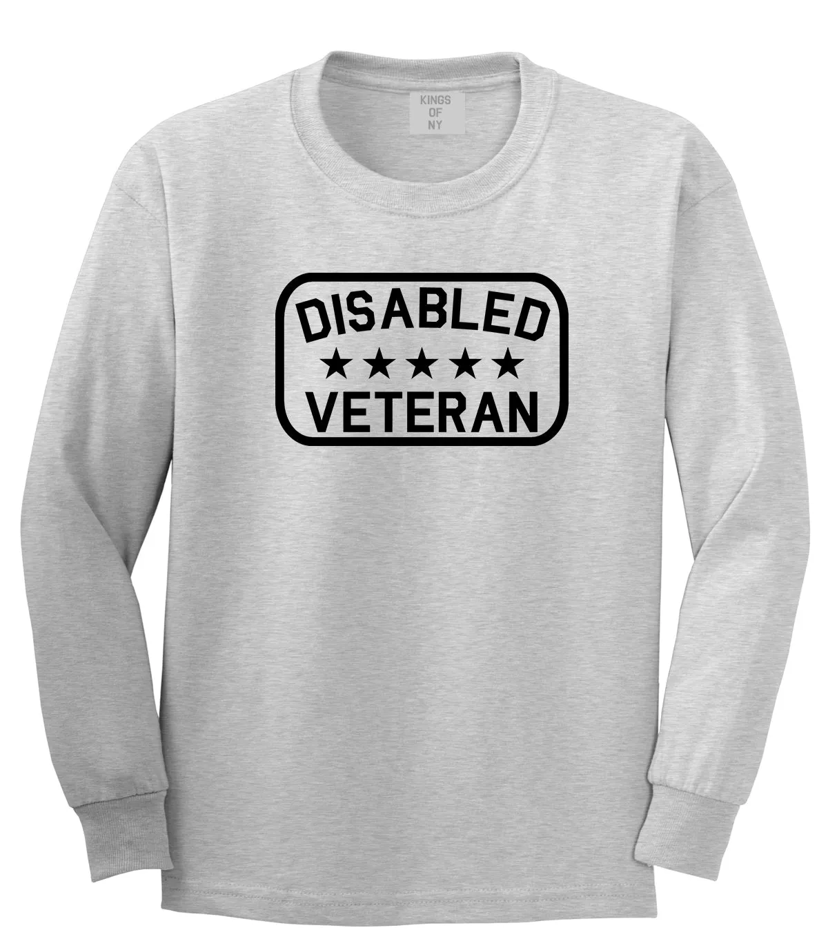 Disabled Veteran Army Mens Long Sleeve T-Shirt