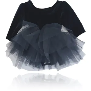 Dolly by Le Petit Tom Black Dolly Universe Velvet Planet Tutu Dress