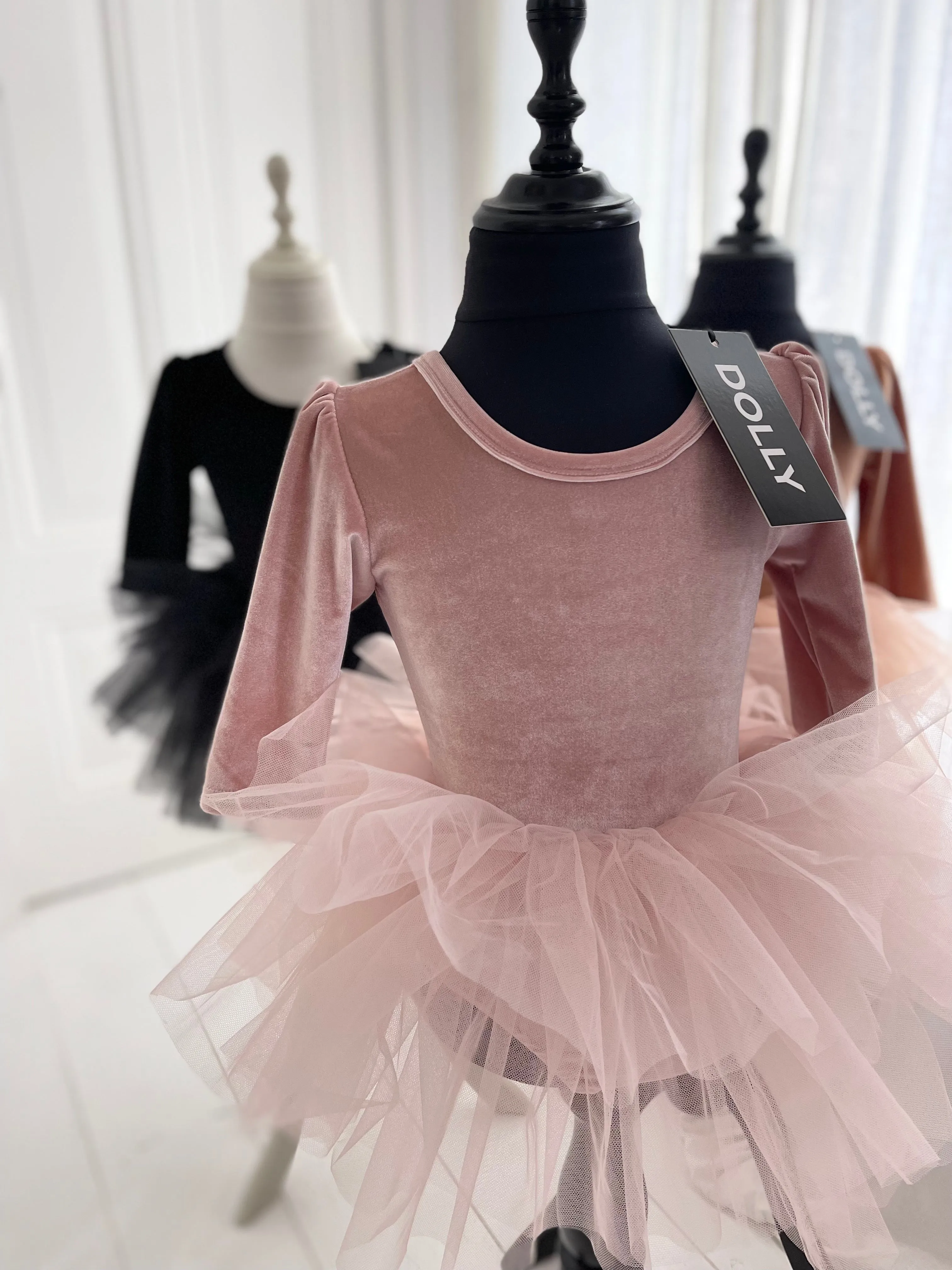DOLLY UNIVERSE VELVET PLANET TUTU DRESS pink