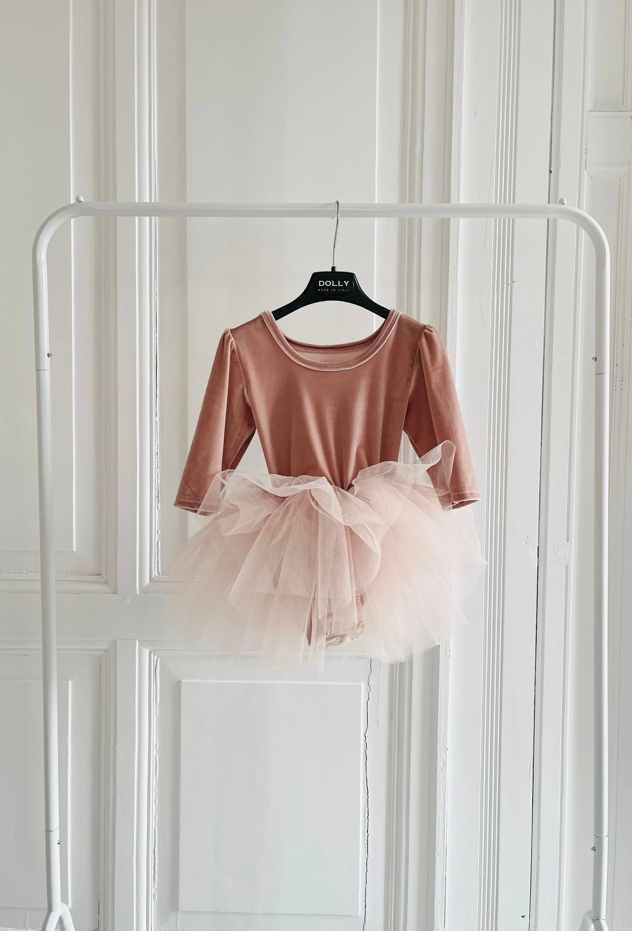 DOLLY UNIVERSE VELVET PLANET TUTU DRESS pink