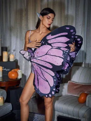 Elysian Butterfly Embellished Romper