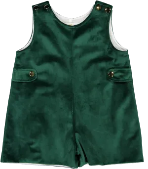 Emerald Green Velvet Jon Jon