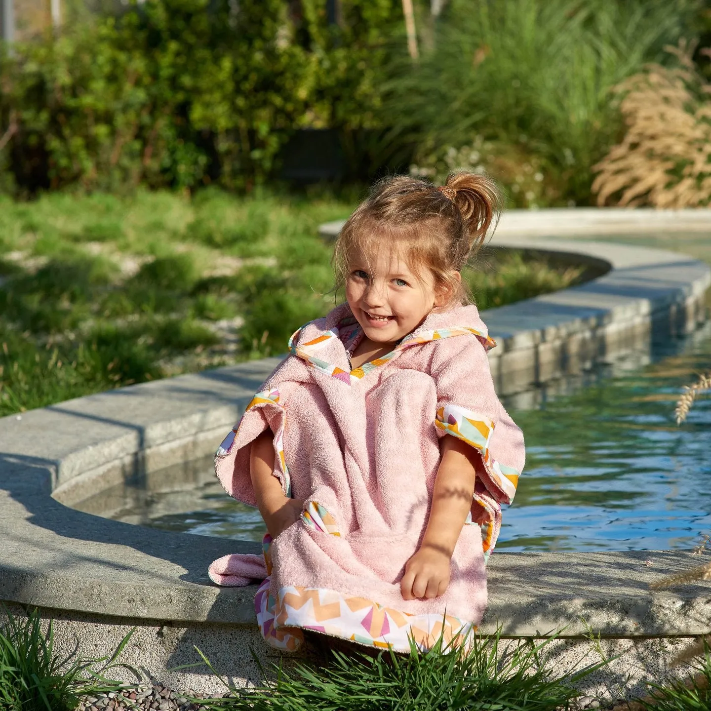Falling stars kids poncho