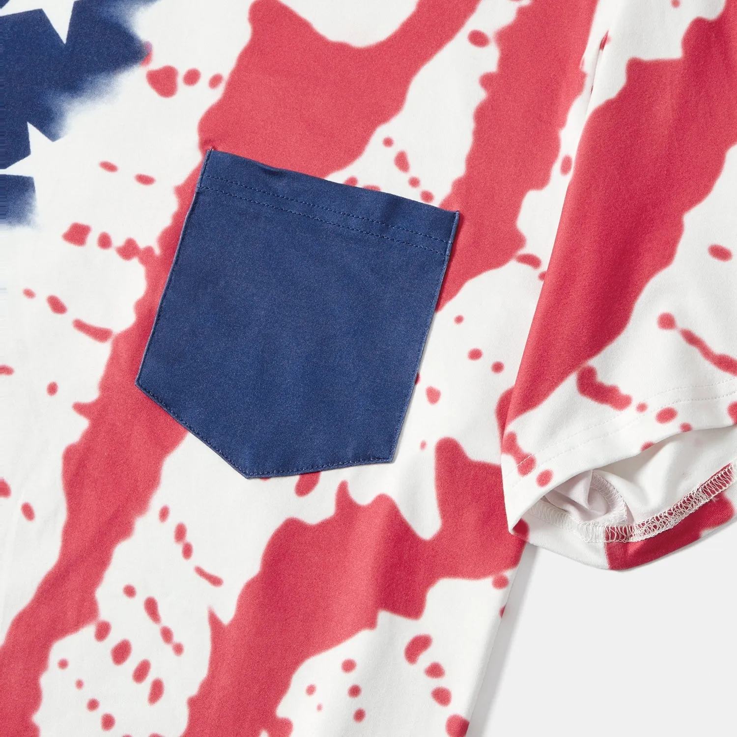 Family Matching Outfits Independence Day Drawstring Short-Sleeve Bodycon and T-Shirts