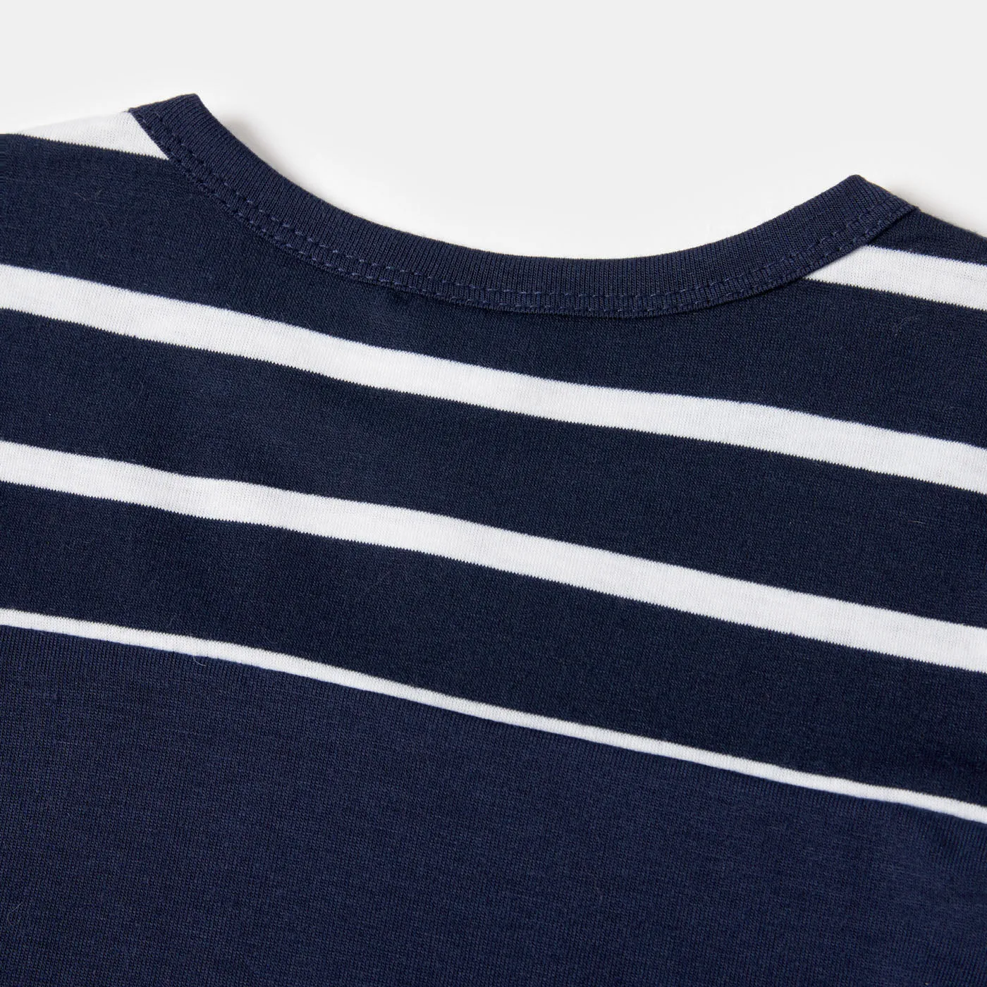 Family Matching Striped Spliced Dresses and Short-sleeve T-shirts Sets