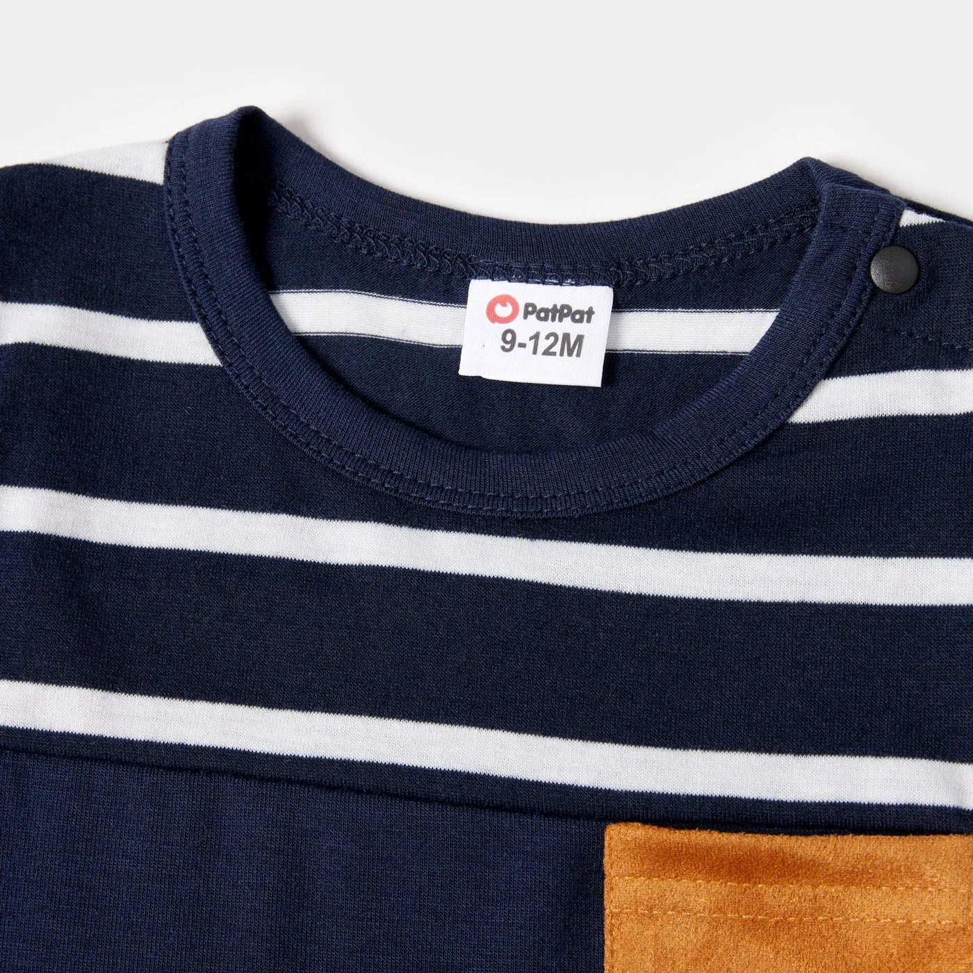 Family Matching Striped Spliced Dresses and Short-sleeve T-shirts Sets