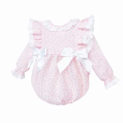 Floral Frilly Collar Romper