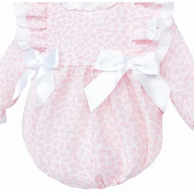 Floral Frilly Collar Romper