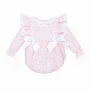 Floral Frilly Collar Romper