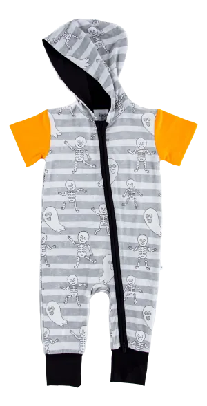 Georgie Glow-in-the-dark Hooded Romper