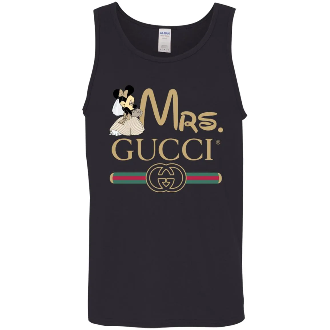 Gucci Couple Disney Minnie Valentine's Day T-shirt Men Cotton Tank