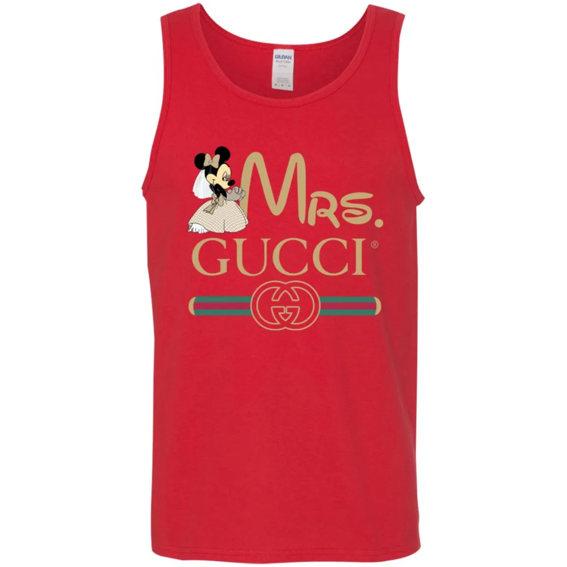 Gucci Couple Disney Minnie Valentine's Day T-shirt Men Cotton Tank