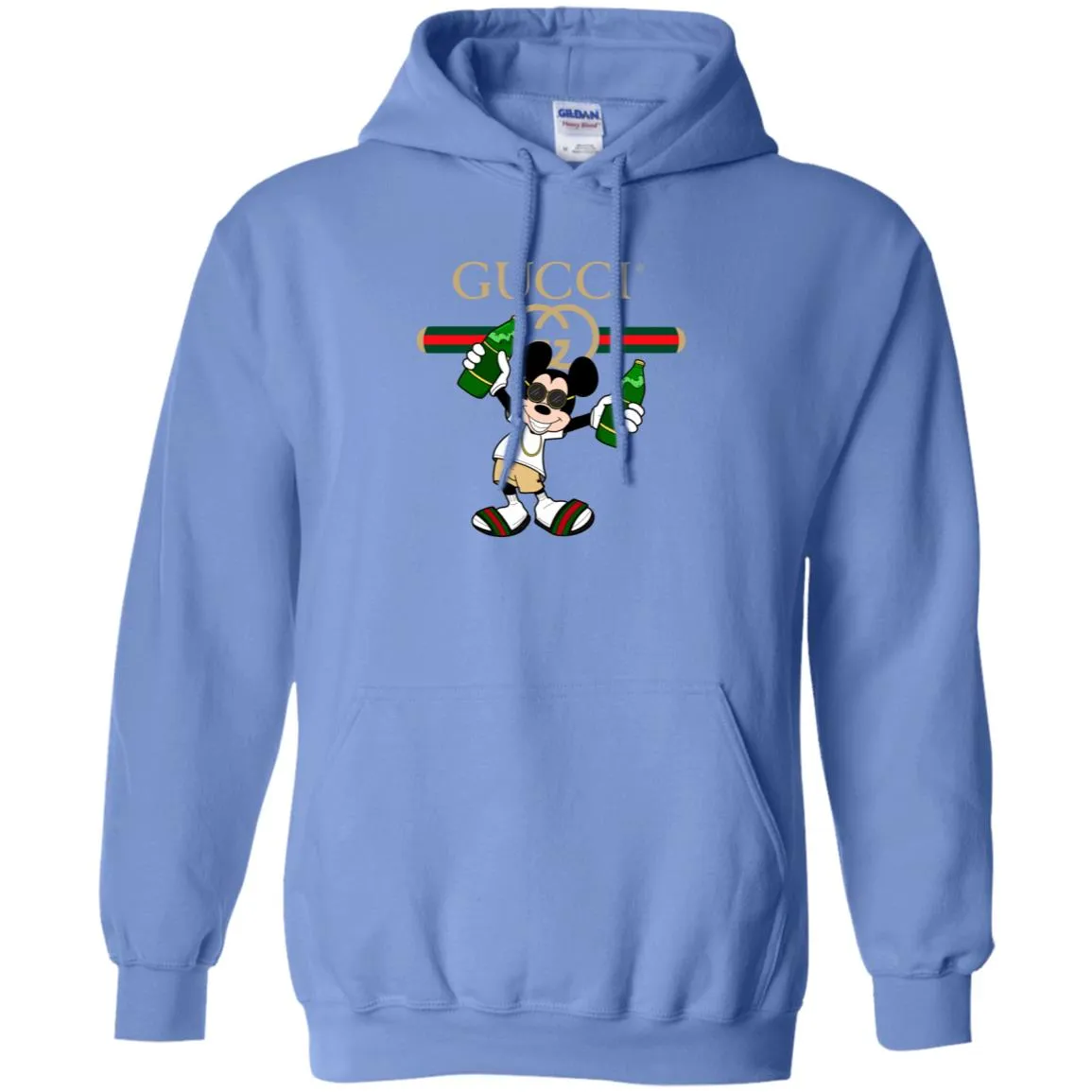 Gucci Mickey Mouse Drink Beer T-shirt Pullover Hoodie Sweatshirt