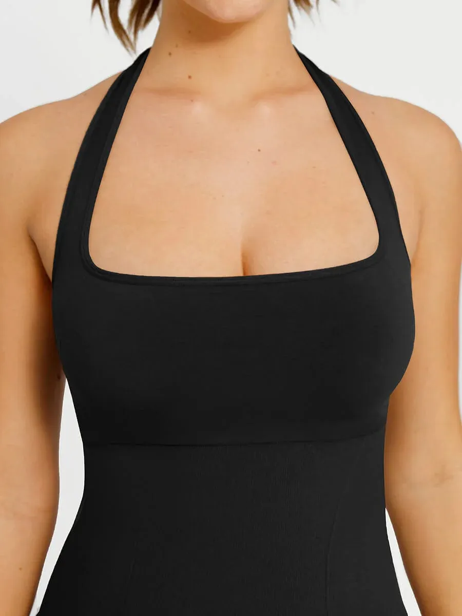 Halter Neck Sculpting Jumper