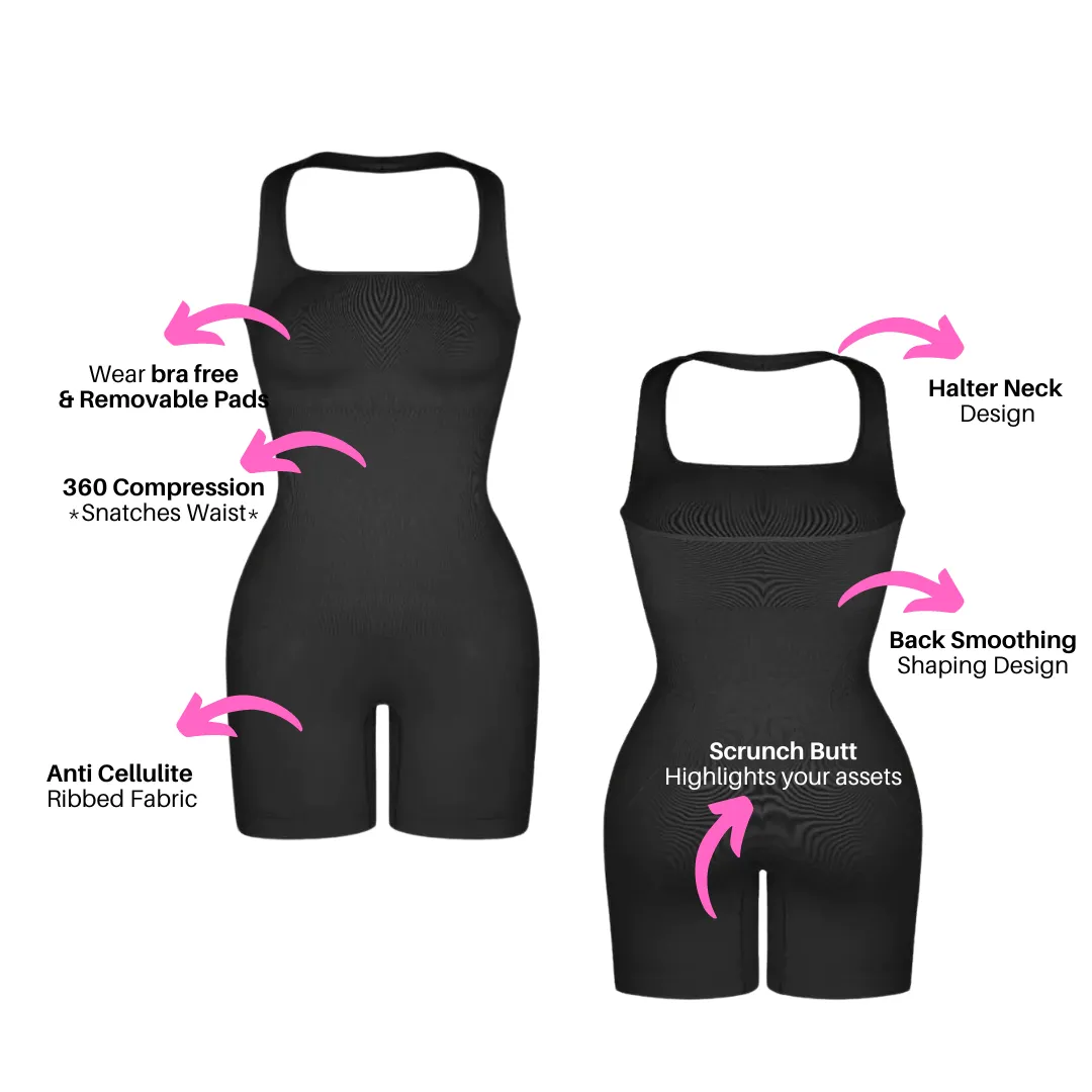 Halter Neck Sculpting Jumper