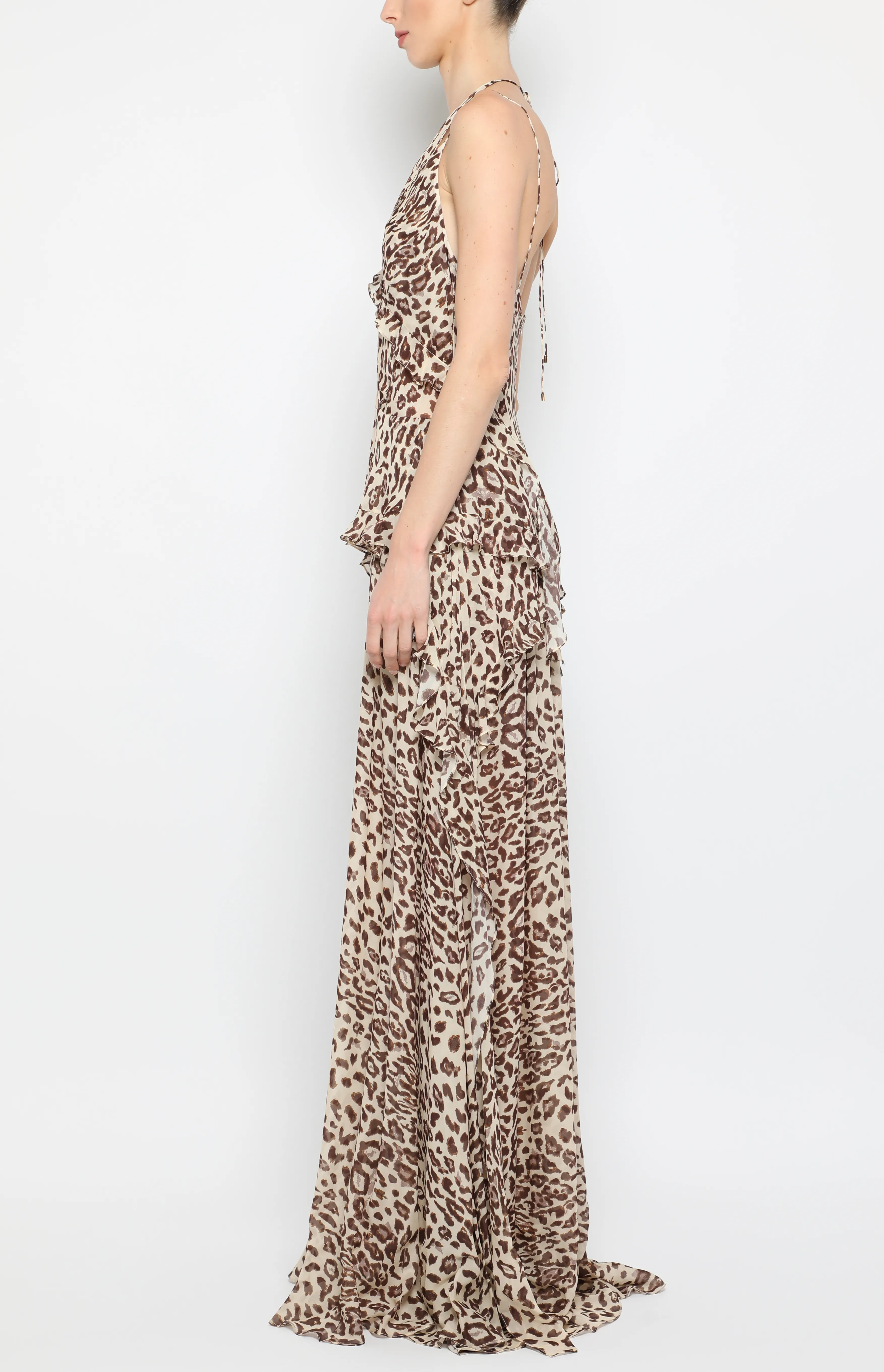 HALTER SLIP MAXI DRESS
