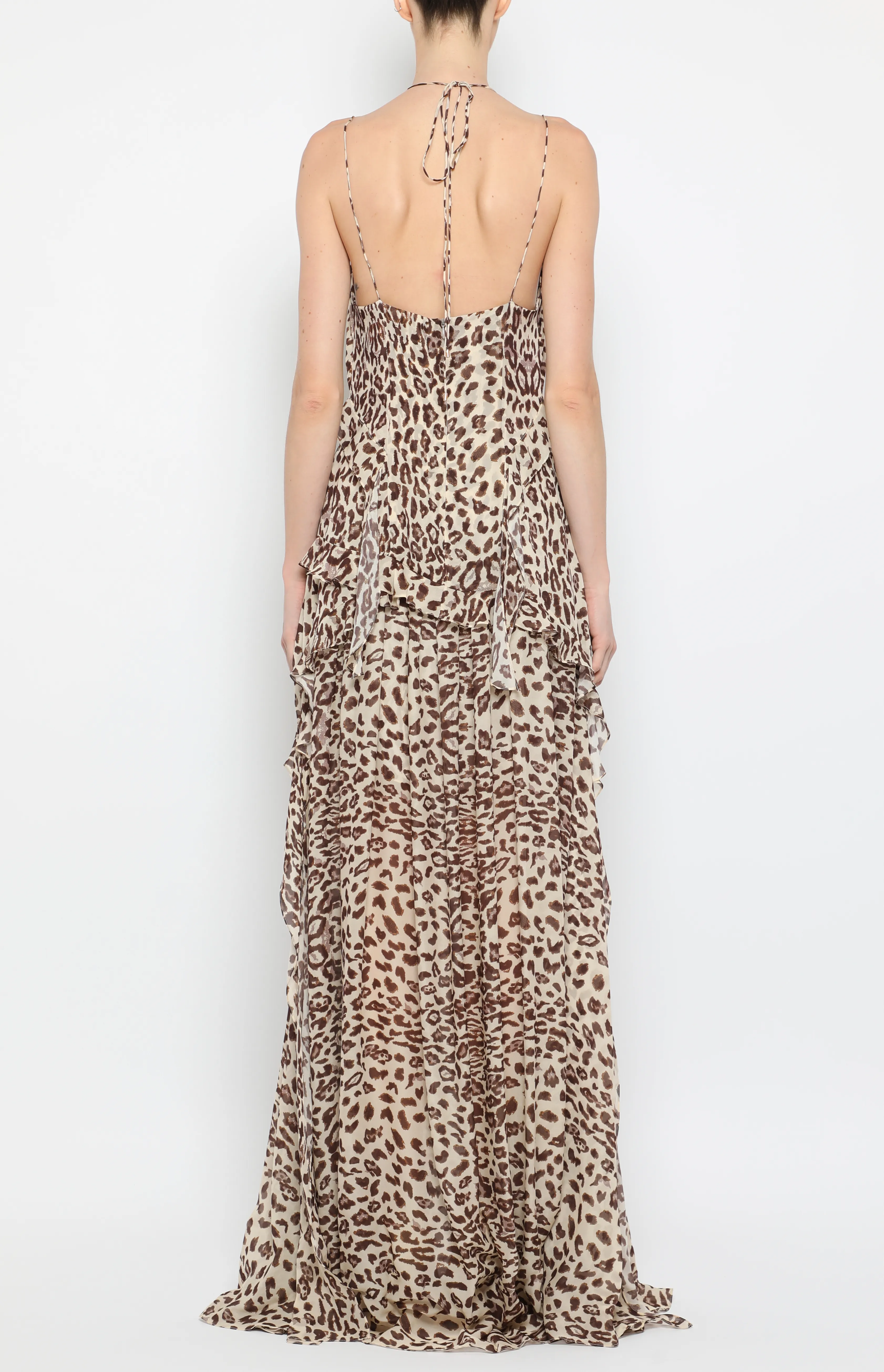 HALTER SLIP MAXI DRESS