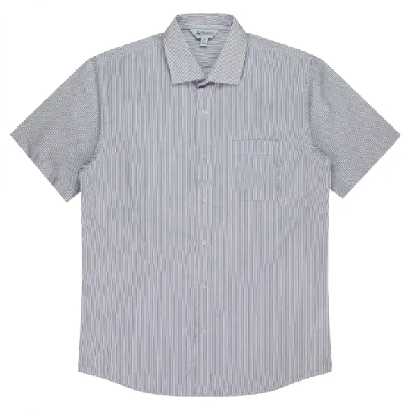 Henley Mens Shirt Short Sleeve (AP-1900S)