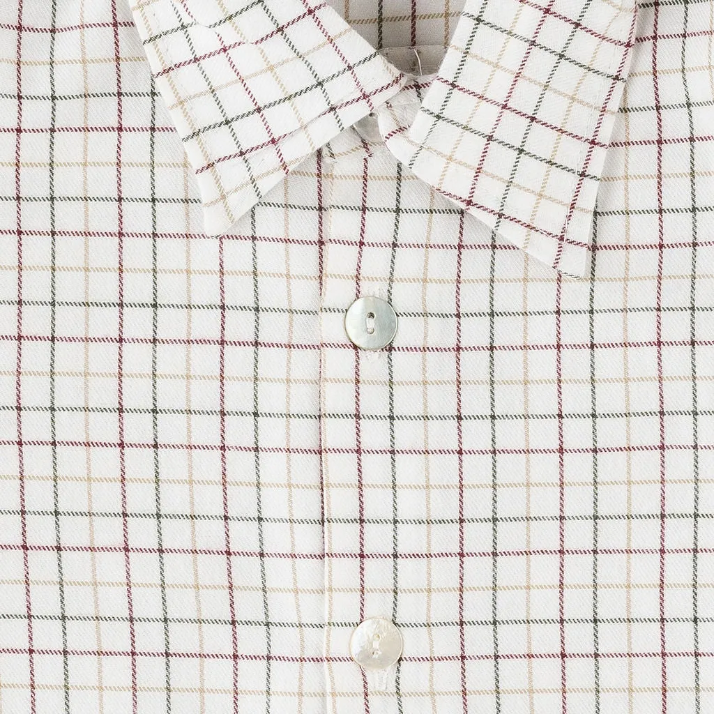 Holiday Plaid Flannel Buttondown Shirt